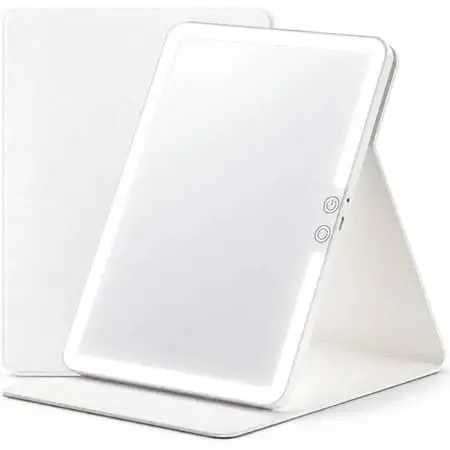 Travel Makeup Mirror with Lights Lighted Vanity Mirror